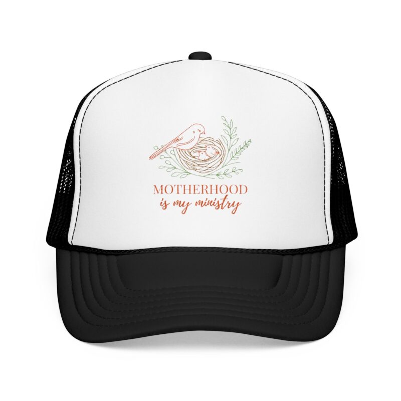 Embroidered Trucker Hat, Motherhood Ministry Cap, Mom Gift, Custom Hat, Unique Gift