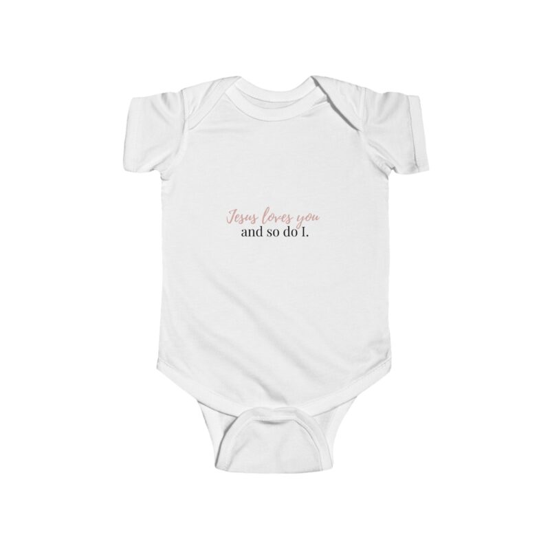 Christian Baby Onesie, John 3:16 Infant Bodysuit, Gospelly Soft Baby Jumpsuit, Jesus Loves You, Baby Shower Gift, First Birthday Outfit,